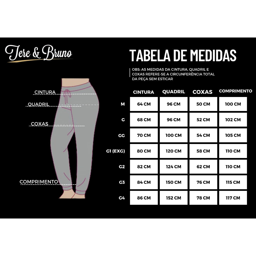 Calça Plus Size Feminina G5 Reta 60 Pilates Gestante Pijama Feminino M G GG G1 G2 G3 G4 Grávida