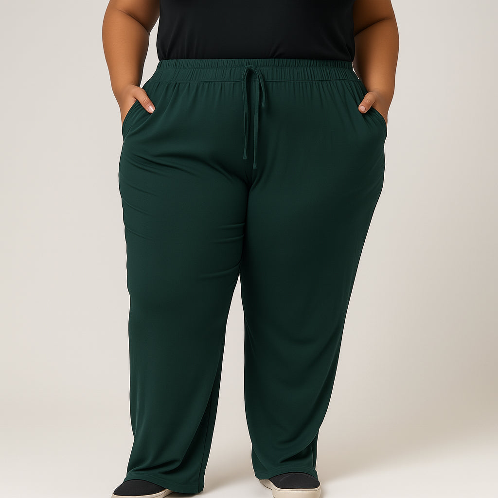 Calça Plus Size Feminina G5 Reta 60 Pilates Gestante Pijama Feminino M G GG G1 G2 G3 G4 Grávida