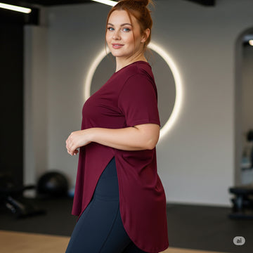 Vest Legging Feminino Plus Size Blusa Tapa Bumbum academia Fitness Blusas Confortável Soltinha Fitness