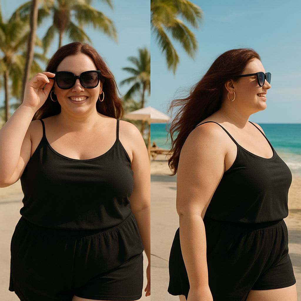 Blusa Regata Feminina Plus Size G1 ao G5 Blusas Básica Malha Viscolycra Soltinha Confortável Cavada Camiseta Alcinha