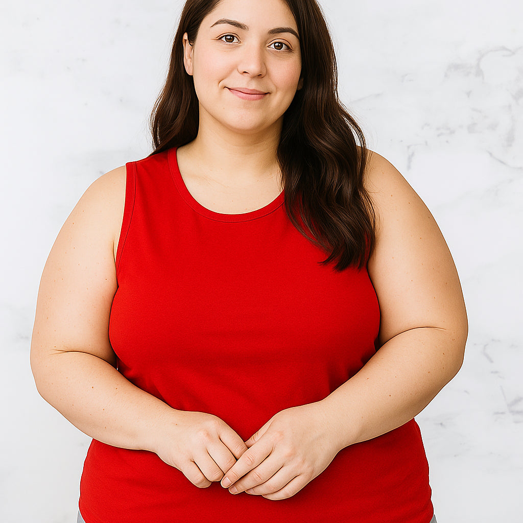 Regata Feminina Plus Size Blusa Básica Academia Soltinhas Verão Alça Grossa G1 ao G5 Viscolycra