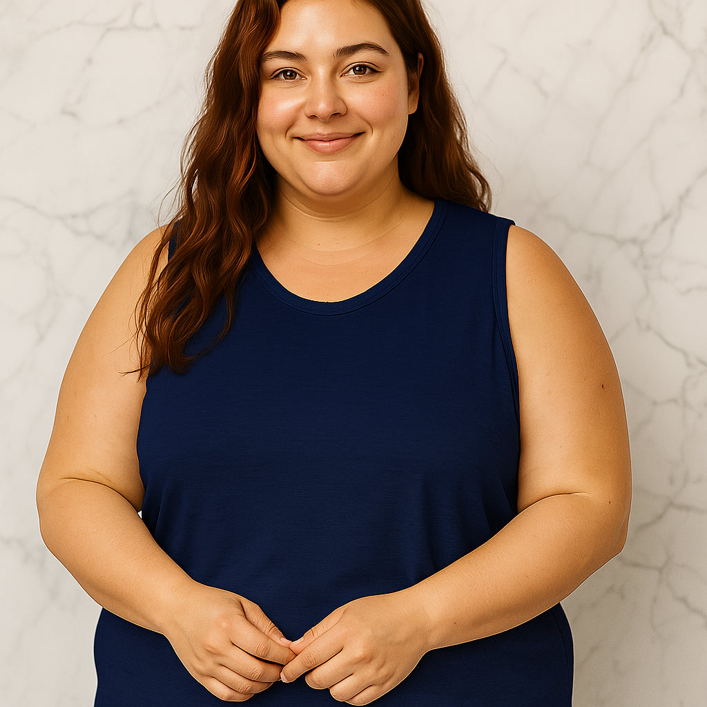 Regata Plus Size Feminina G1 ao G5 Soltinha Alça Grossa Básica Academia Verão Blusa Viscolycra