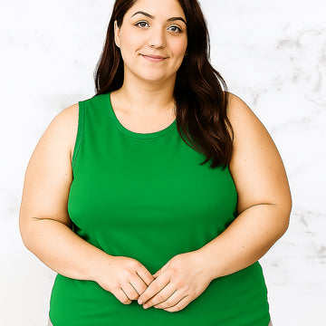 Regata Feminina Plus Size Blusa Básica Academia Soltinhas Verão Alça Grossa G1 ao G5 Viscolycra
