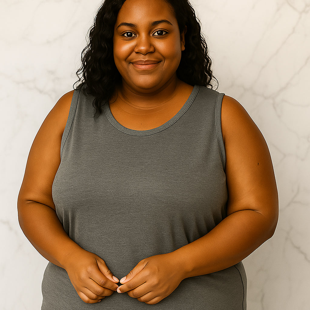 Regata Feminina Plus Size Blusa Básica Academia Soltinhas Verão Alça Grossa G1 ao G5 Viscolycra