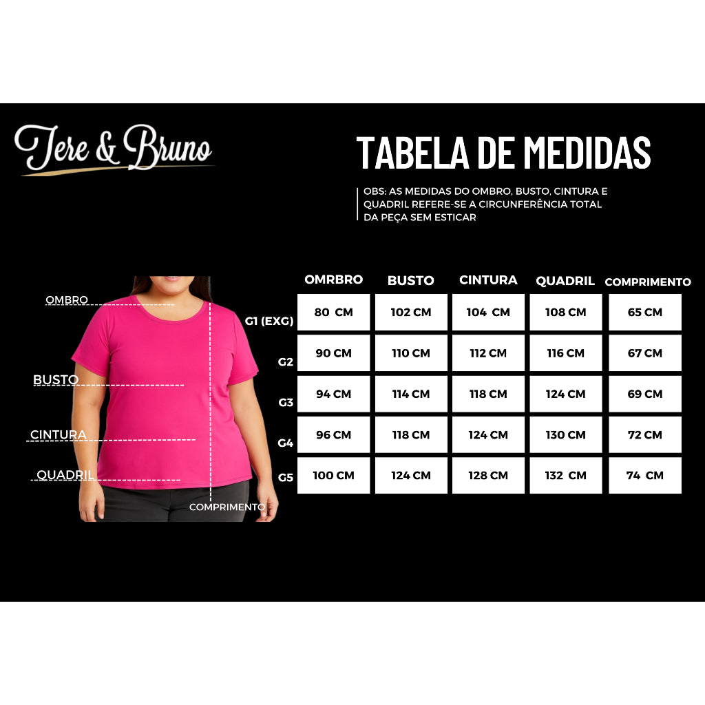 Camiseta Feminina Plus Size Blusa T-Shirt Básica Viscolycra Blusinha Gola Redonda Soltinha Casual
