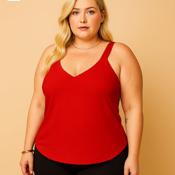Blusa Regata Feminina Plus Size Duna Alça Grossa Verão Calor G1 ao G4 Regatas Femininas